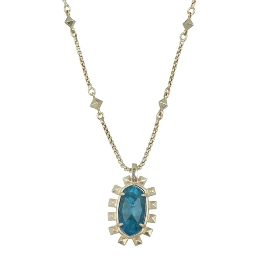 KENDRA SCOTT • Aqua Apatite Brett Slider Necklace